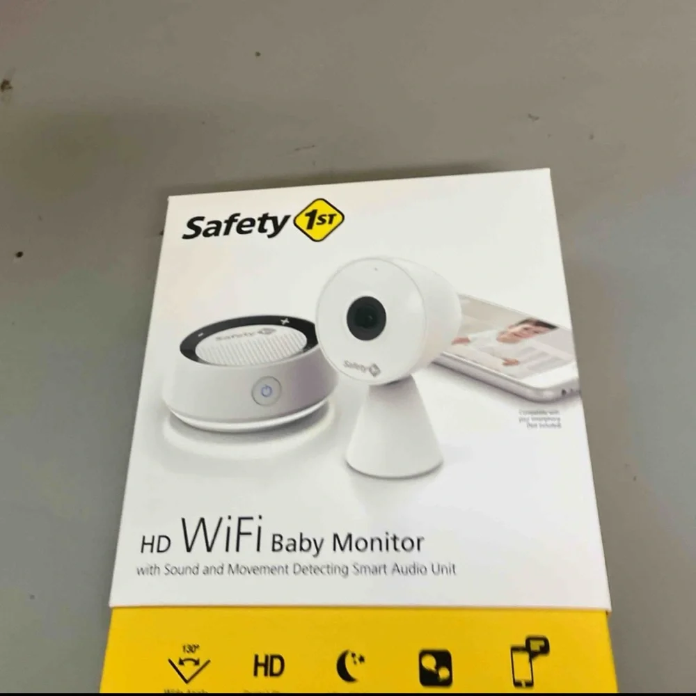 Safety 1st White HD WiFi Baby Monitor